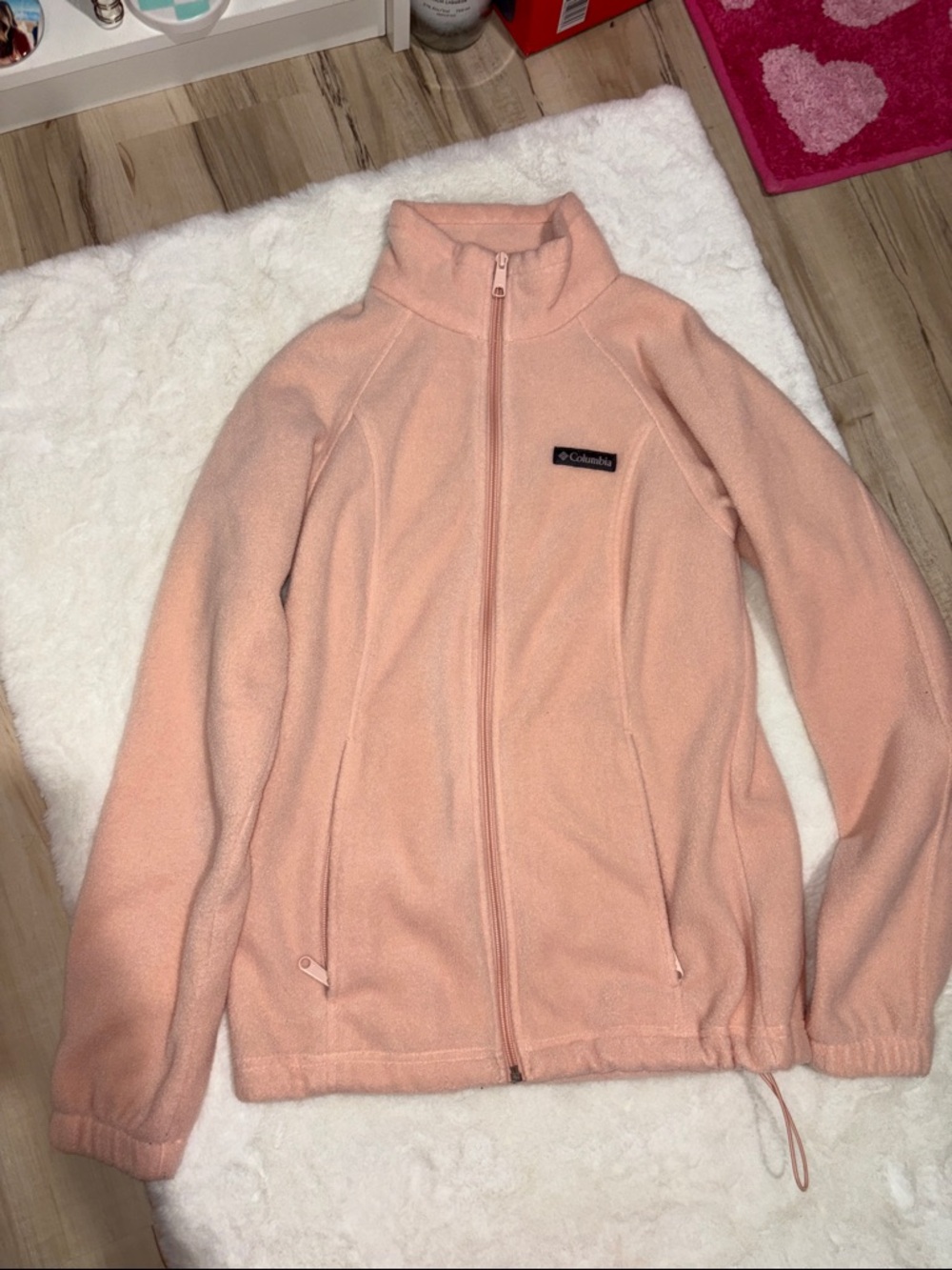 Columbia fleece zip up. Like new